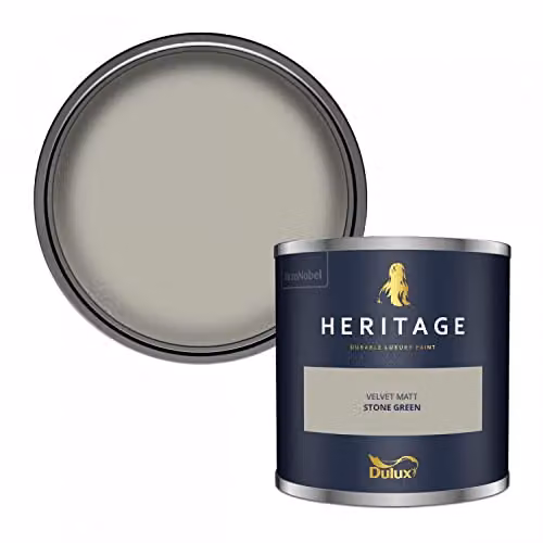 Dulux Trade Heritage Velvet Matt Emulsion Stone Green 1 l