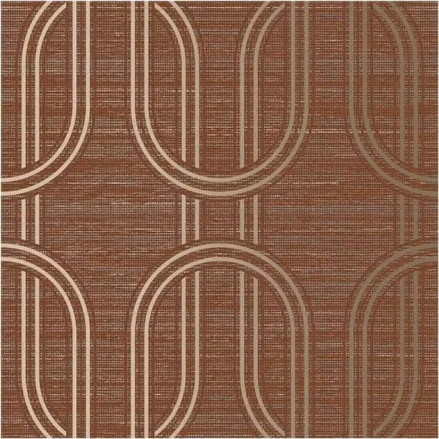 Graham & Brown Red Geometric Abstract Wallpaper, Width: 52 cm
