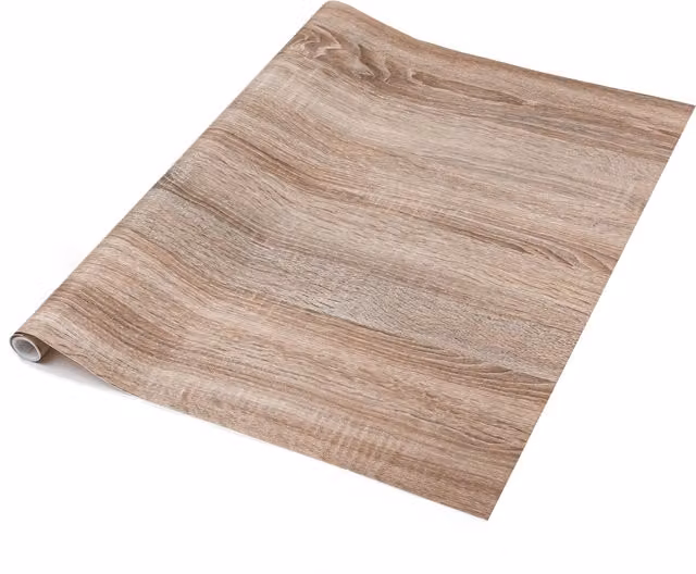 dc fix Sonoma Oak Lt Self Adhesive Vinyl Wrap for Kitchen Doors and Worktops, Brown, W: 45 cm, L: 15 m