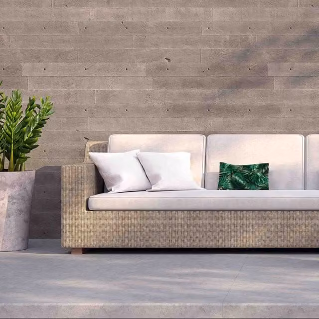 Benjamin Tate Design LTD Green Tropical Palm Leaves and Jungle Floral Rectangular Outdoor Cushion