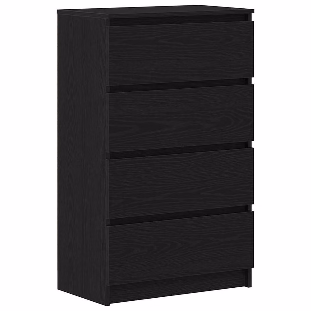 Berkfield Home Black Oak Sideboard, W/D/H: 60 x 35 x 98.5 cm – 2