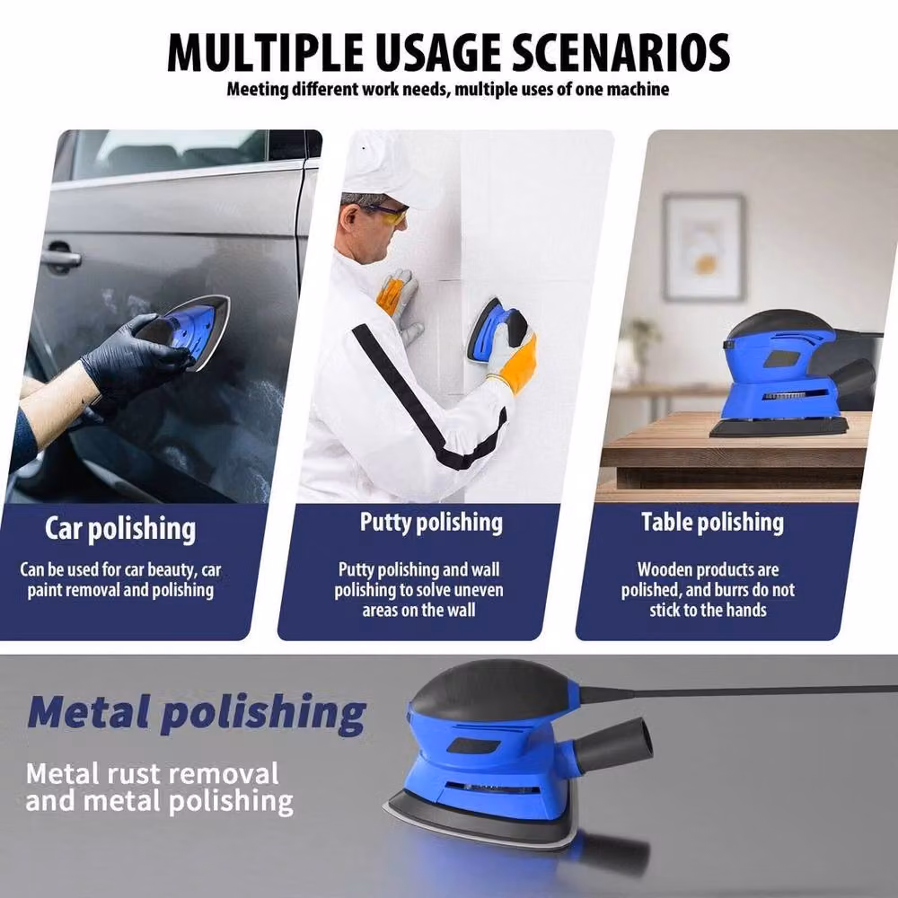 SPETLEK Electric Detail Mouse Palm Sander in Blue – 4