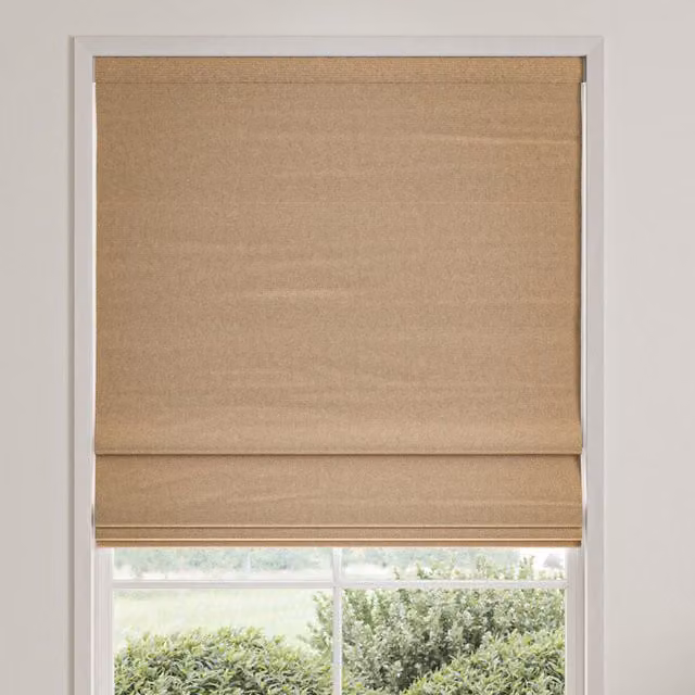 William Morris Reed Made To Measure Blackout Roman Blind in Clay