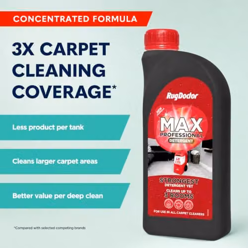 Rug Doctor Universal Max Professional Carpet Cleaner Solution, 1 litre – 3