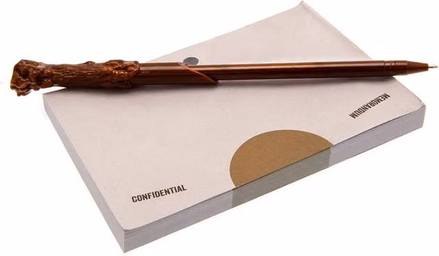 Harry Potter Softcover Paper Memo Book Set in White and Brown