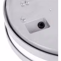 CGC Lighting STAX Round Grey LED Outdoor Wall Light Bulkhead with House Number Pack in White – 2
