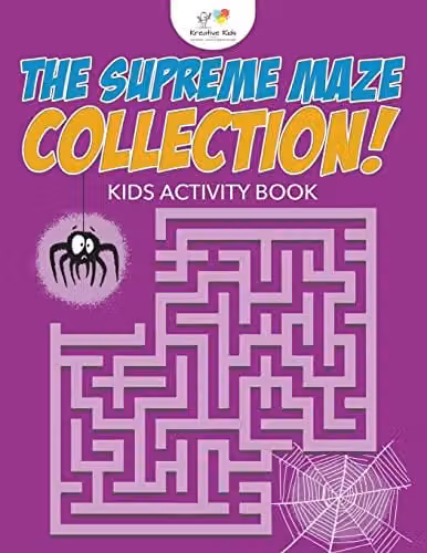 Kreative Kids Supreme Maze Collection Kids Activity Book in Purple
