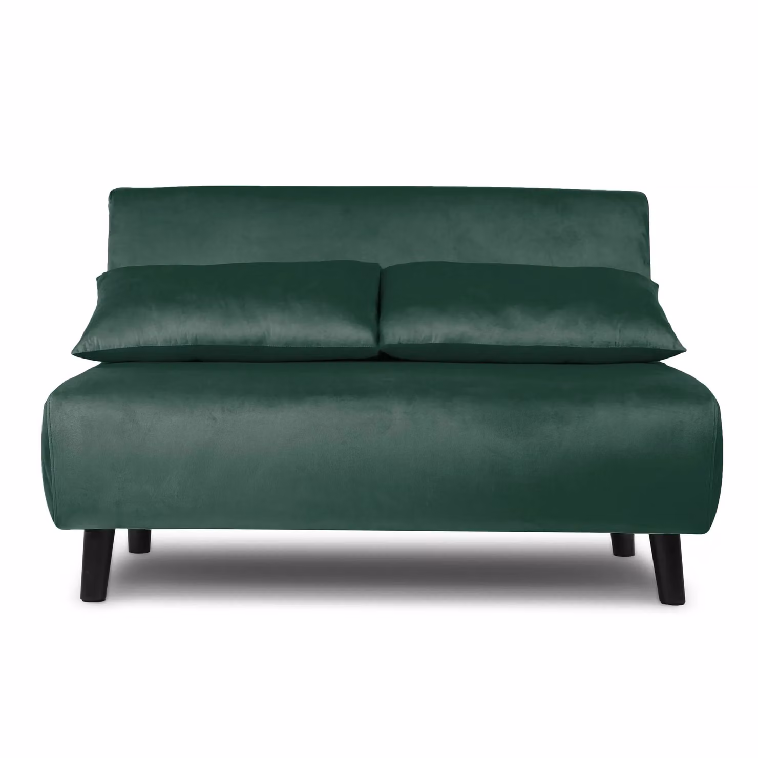 Home Garden Direct Aurora Small Double 2 Seater Velvet Sofa Bed in Green – 3