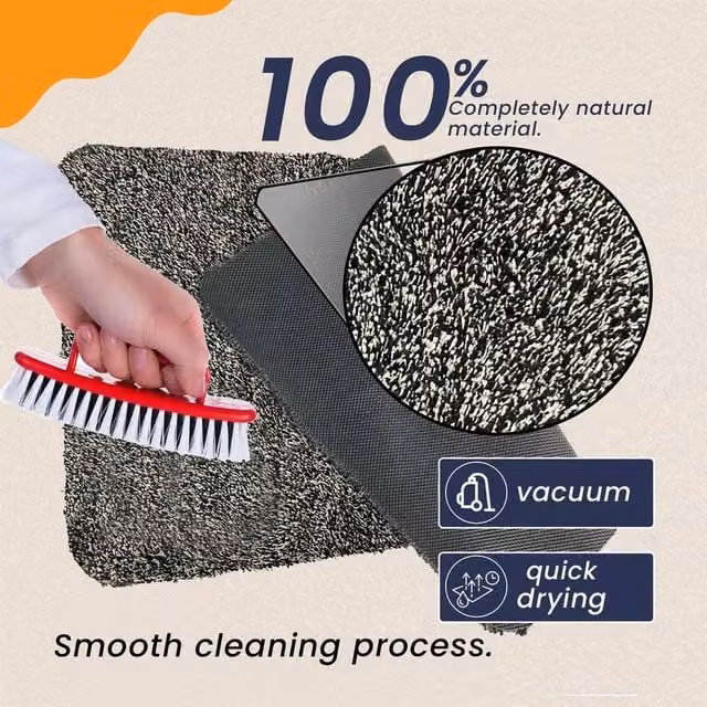 SPETLEK Absorbant Magic Super Door Mat, Dark Grey, W: 45 cm, D: 70 cm