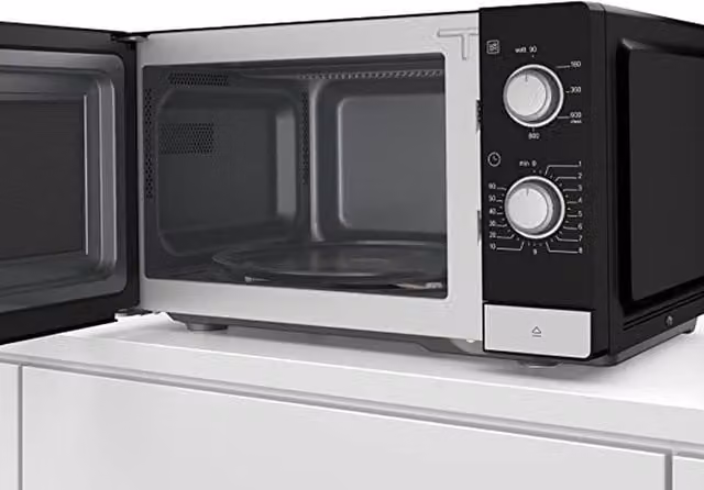 Bosch Freestanding Stainless Steel Microwave in Black