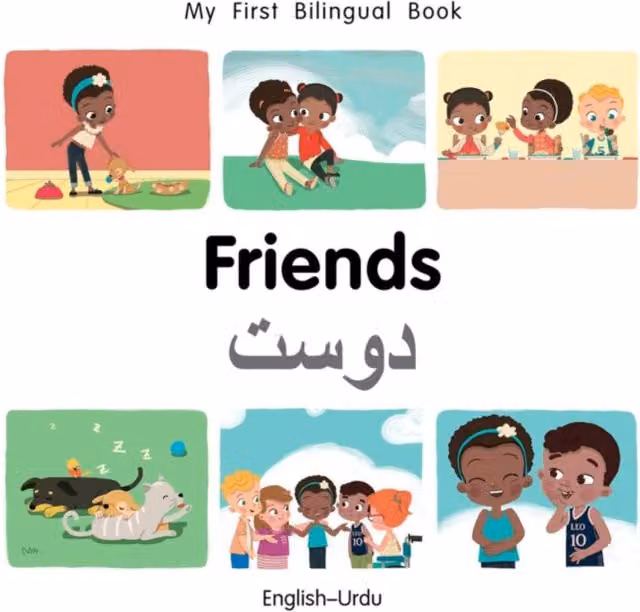 Patricia Billings My First Bilingual Book Friends English-Urdu Multicolour Cardboard Board Book