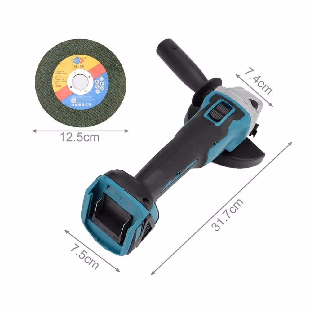 SPETLEK Li-ion Electric Cordless Brushless Angle Grinder in Turquoise/Petrol – 2