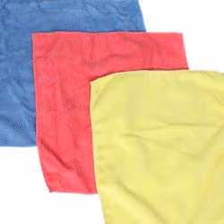 tectake Set of 100 Multicolour Microfibre Cleaning Cloths, W/D: 35 x 35 cm – 3