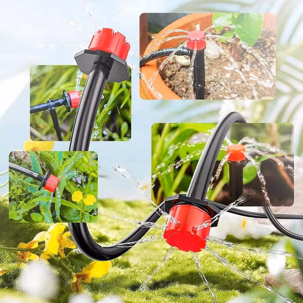 VOGREX Black Drip Irrigation Kit with 75m Hose and 4 Micro Sprayers – 2