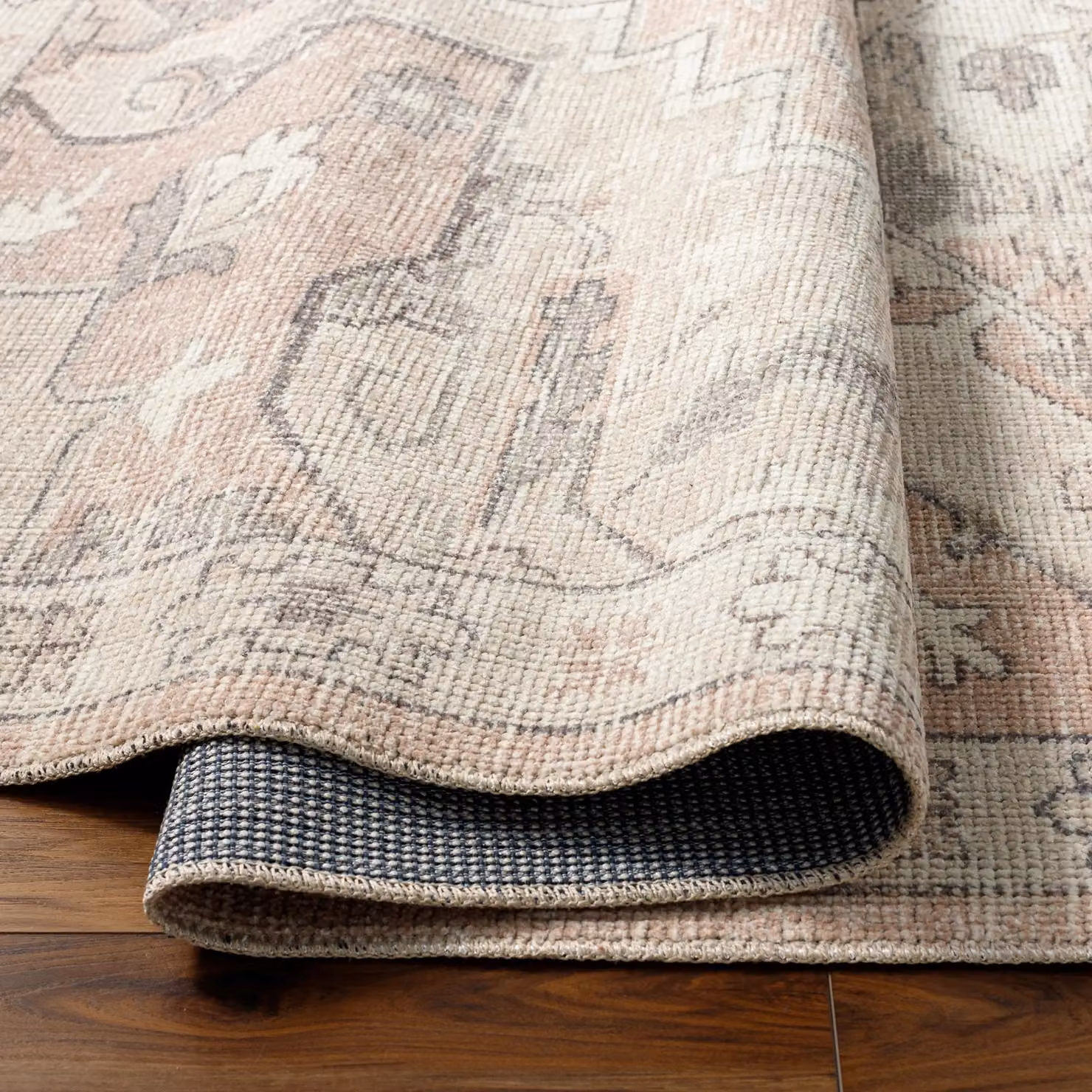 Livabliss Becki Owens Elle-Vintage Traditional Boho Living and Dining Rug in Grey, Beige, Brown and Pink, W: 200 cm, D: 275 cm – 2