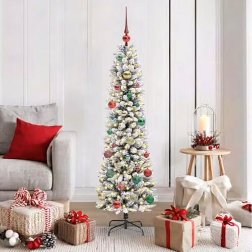 vidaXL Artificial White Christmas Tree, Height: 150 cm – 2
