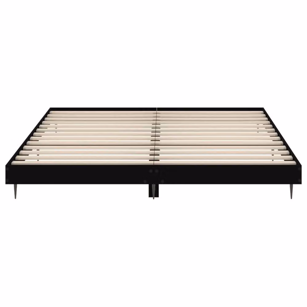 Berkfield Home Durable Bed Frame in Black, W/D/H: 200 x 20 x 203 cm – 3