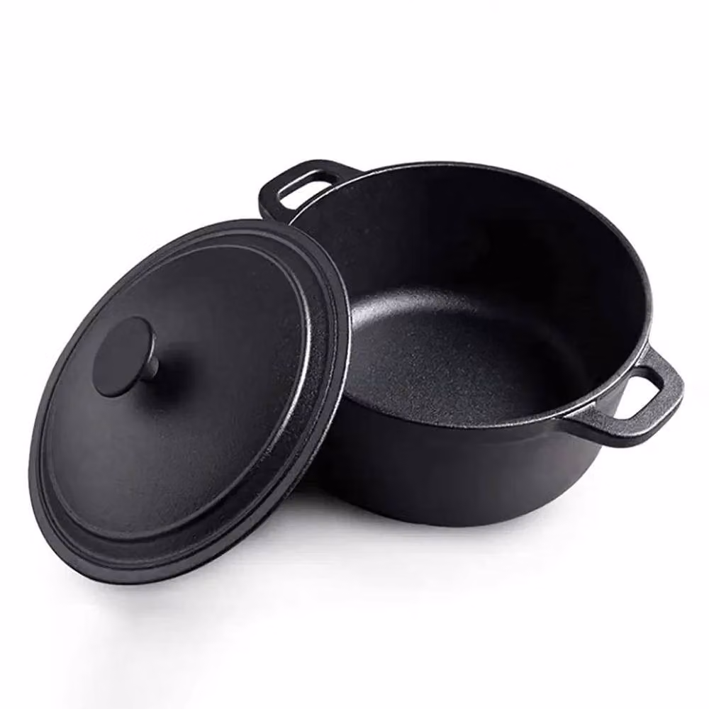 SPETLEK 4L Cast Iron Casserole Pan Black – 2