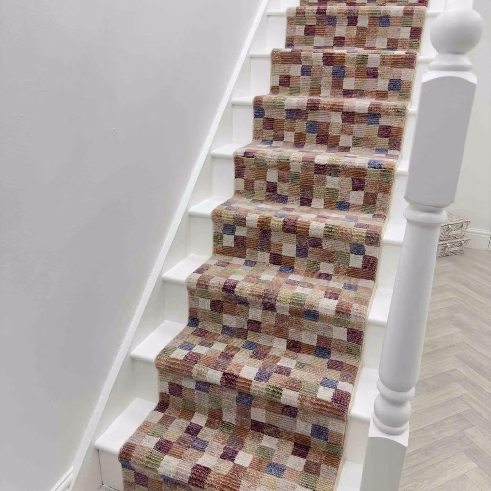 runrug Eclipse Stair Runner Carpet, Multicolour, W: 66 cm, L: 540 cm – 3