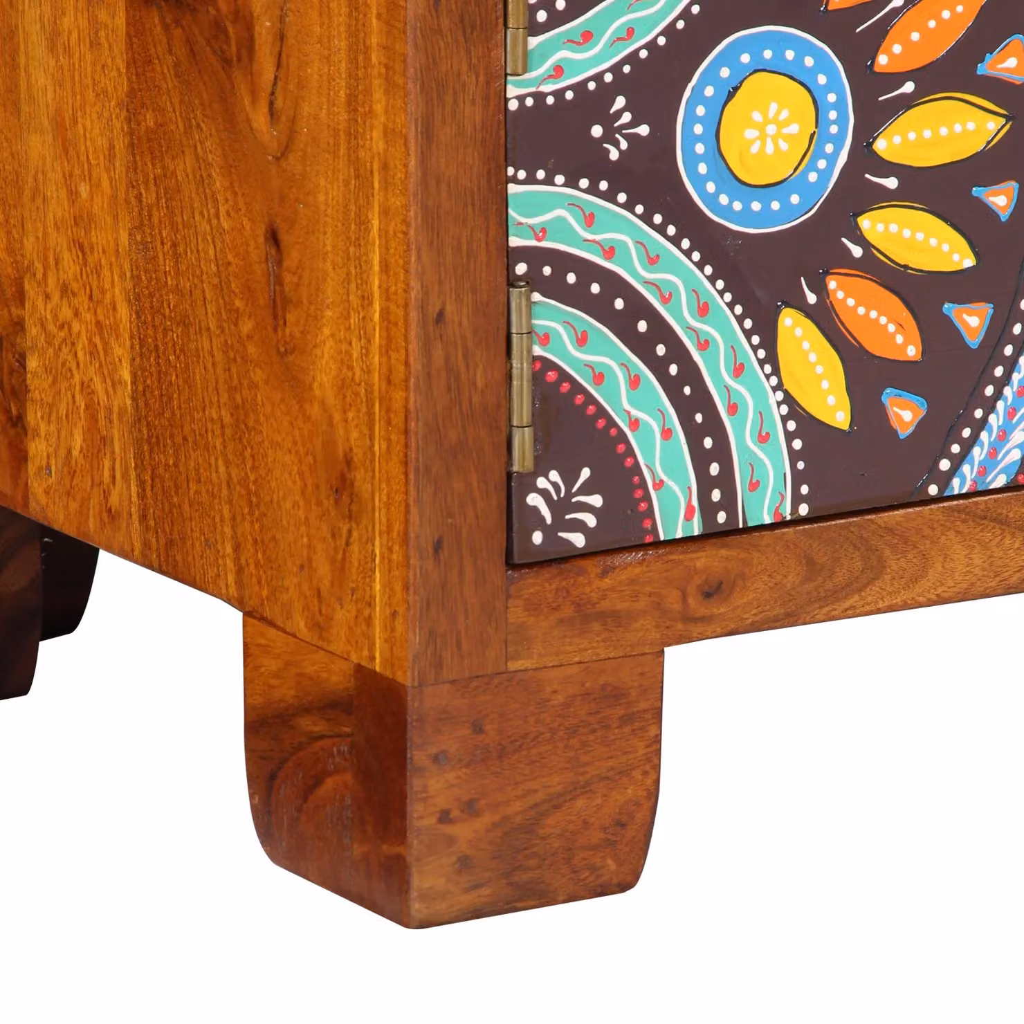 Berkfield Home Acacia and Mango Wood Shoe Bench, W/D/H: 90 x 35 x 40 cm – 4