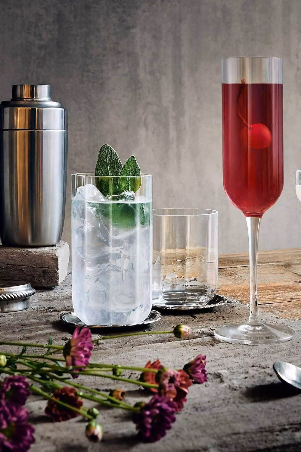 Luigi Bormioli Jazz Set of 4 Crystal Highball Tumbler Glasses, 450ml, Transparent – 2