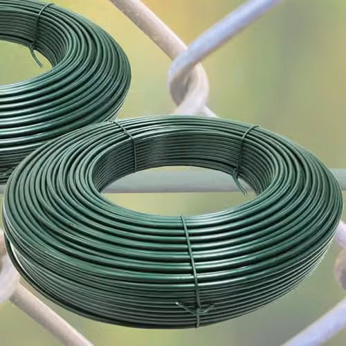 Actiaspet Green PVC Coated Galvanised Steel Round Tension Wire for Garden Fencing – 3