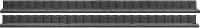 Garden Gear Flexi-Edge Border Edging in Grey Rubber