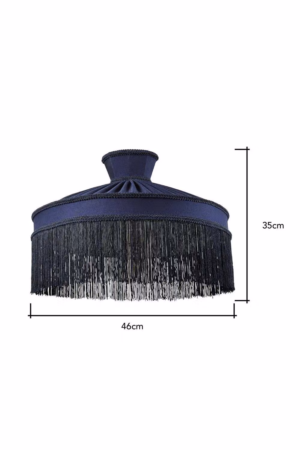 BHS Lighting Darcy Easy Fit Fabric Light Shade in Blue – 3