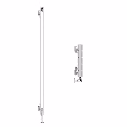 Terma White Steel Double Panel Wall Mounted Radiator, H 180 cm x W 36.6 cm – 2