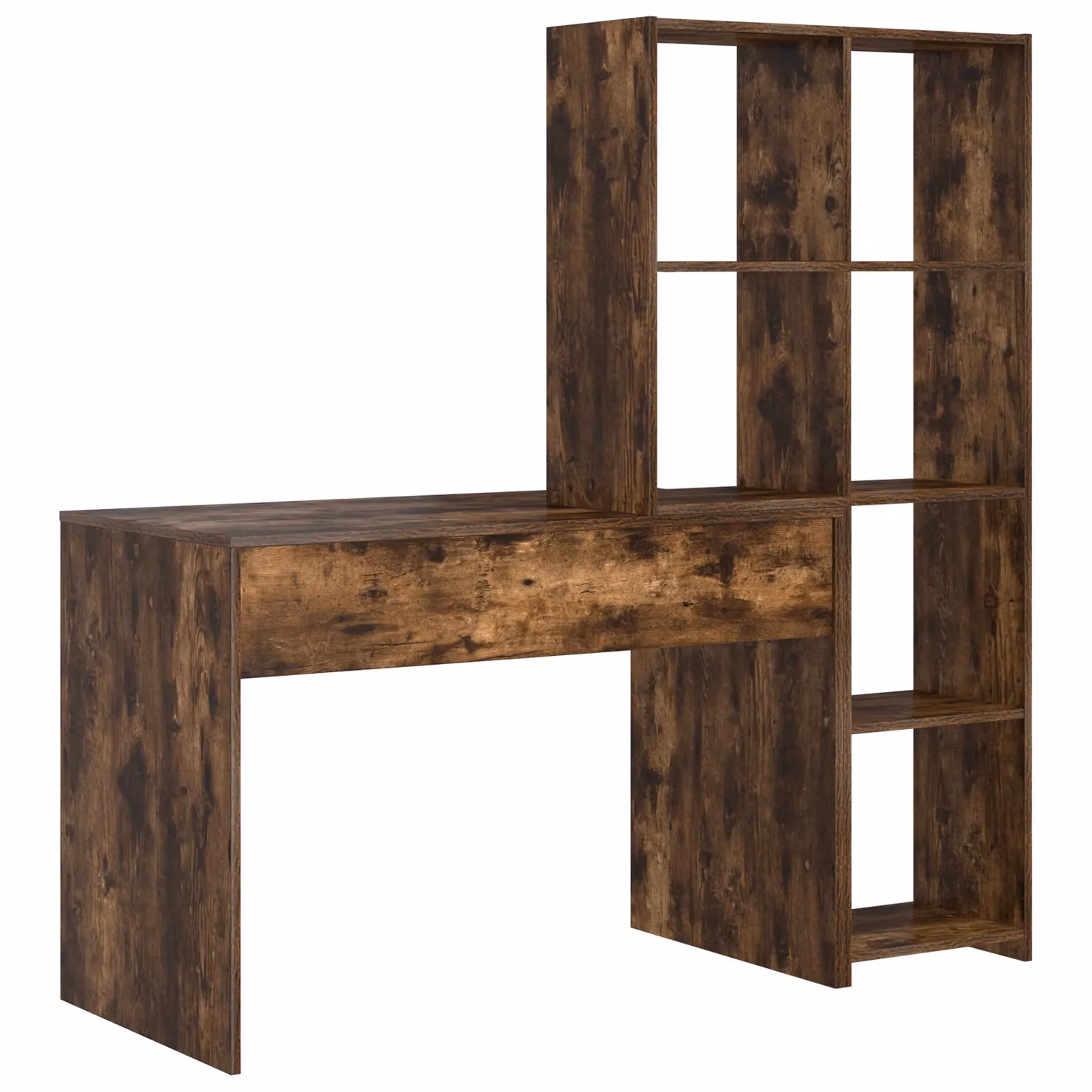 Berkfield Home Modern Smoked Oak Storage Shelf in Brown – 3