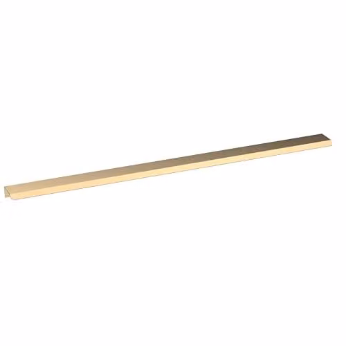 Balterley Brushed Brass Finger Pull Kitchen and Bathroom Cupboard Handles, W/D/H: 50.0 x 36.0 x 17.0 mm, 320 mm