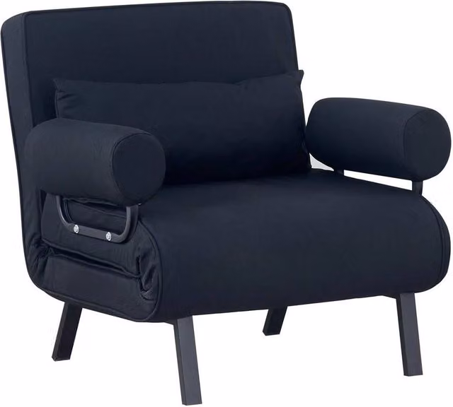 PAWNORA 4-in-1 Folding Sofa Bed and Sleeper Chair in Black – 1