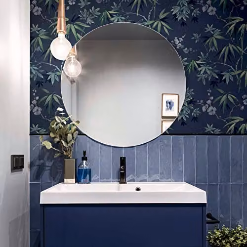 Arthouse Jasmine Garden Floral Botanical Wallpaper in Blue, Green and Purple – 5