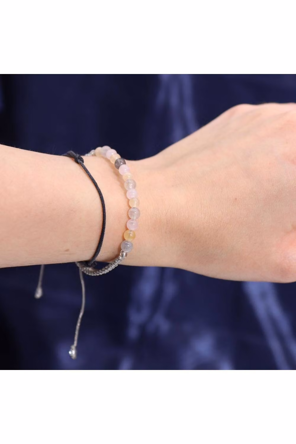 KDMD Gemini Zodiac Crystal Candle and Blue Tigers Eye Gemstone Bracelet Set – 3