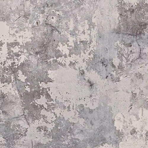 Grandeco Tempera Concrete Plaster Effect Textured Wallpaper in Grey
