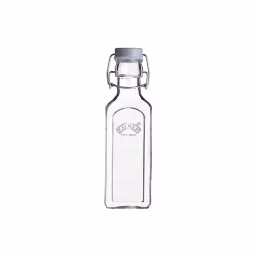 Kilner Transparent Glass Clip Top Bottle, 0.3 l – 1