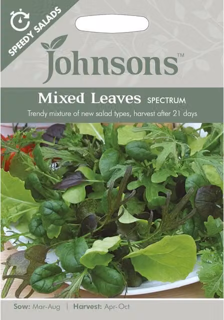 Johnsons Spectrum Mixed Leaves Vegetable Seeds