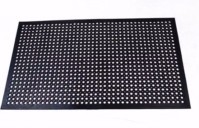 PAWNORA Non-Slip Black Rubber Entrance Door Mat, W/D: 150 x 100 cm – 1