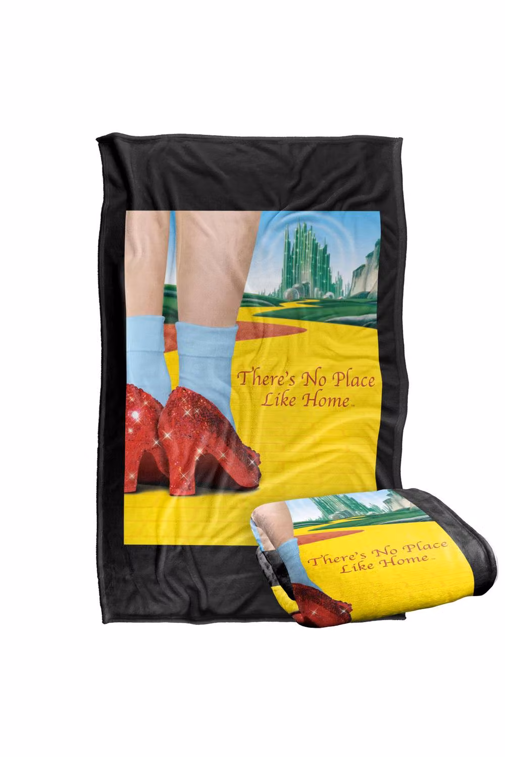 LOGOVISION The Wizard Of Oz There's No Place Like Home Poster Super Soft Fleece Throw Blanket, Multicolour, W: 152 cm, D: 127 cm – 6