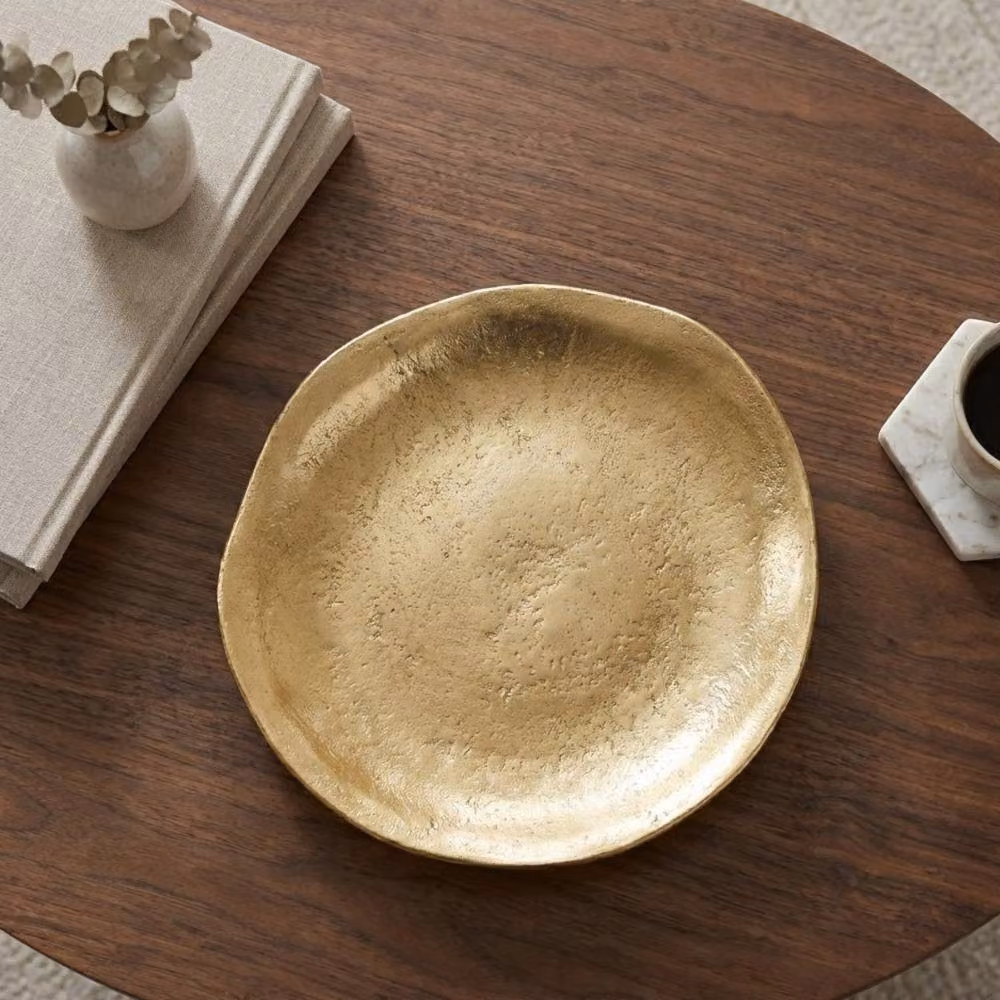 Garden Greatness Juliette Gold Decorative Metal Bowl – 2
