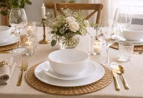 Waterside 18pc Vermont White Porcelain Dinner Set – 2