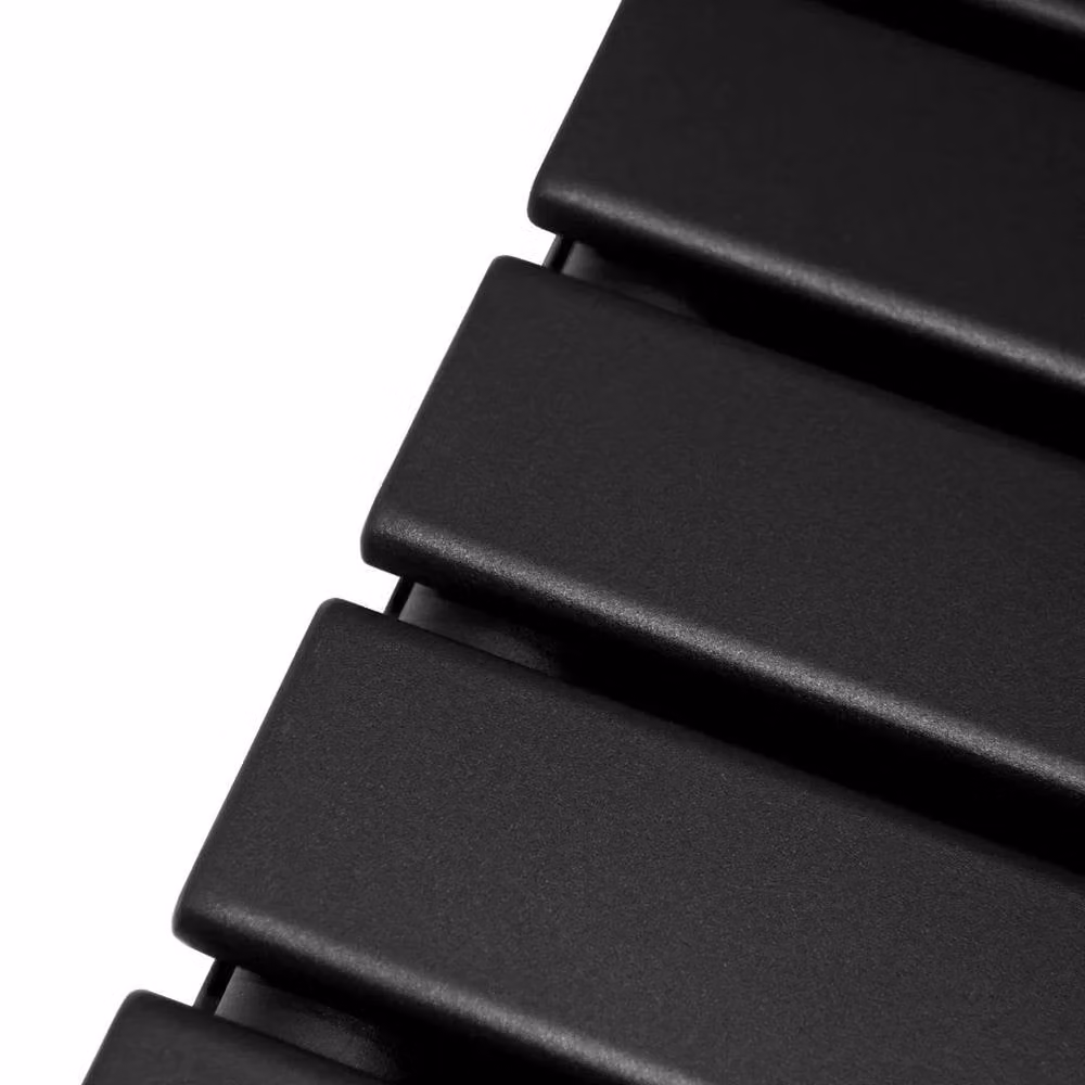 Monstershop Designer Flat Panel Steel Radiator in Black, H 60.0 cm x W 119.0 cm – 7