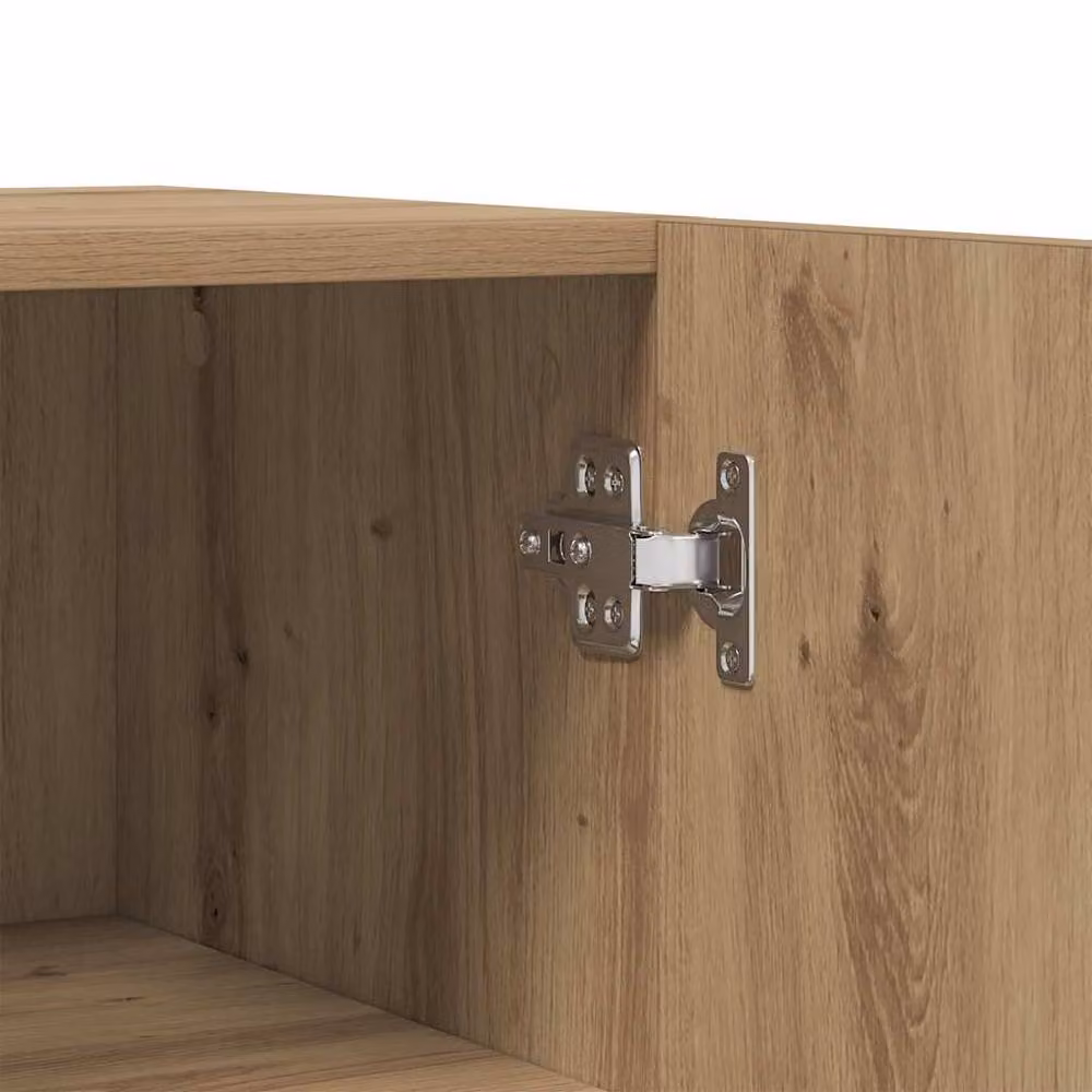 Berkfield Home Artisan Oak Sideboard in Brown, W/D/H: 100 x 36 x 60 cm – 5