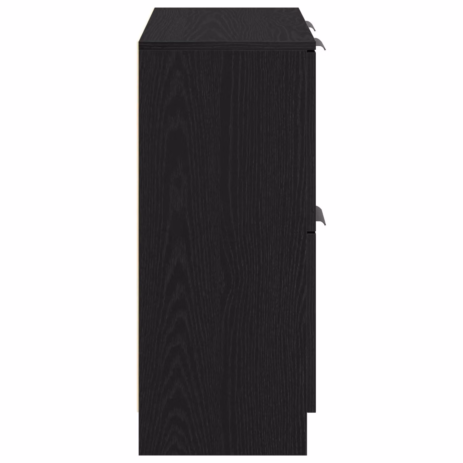 Berkfield Home Black Modern Sideboard in Matt MDF, W/D/H: 60 x 30 x 70 cm – 4