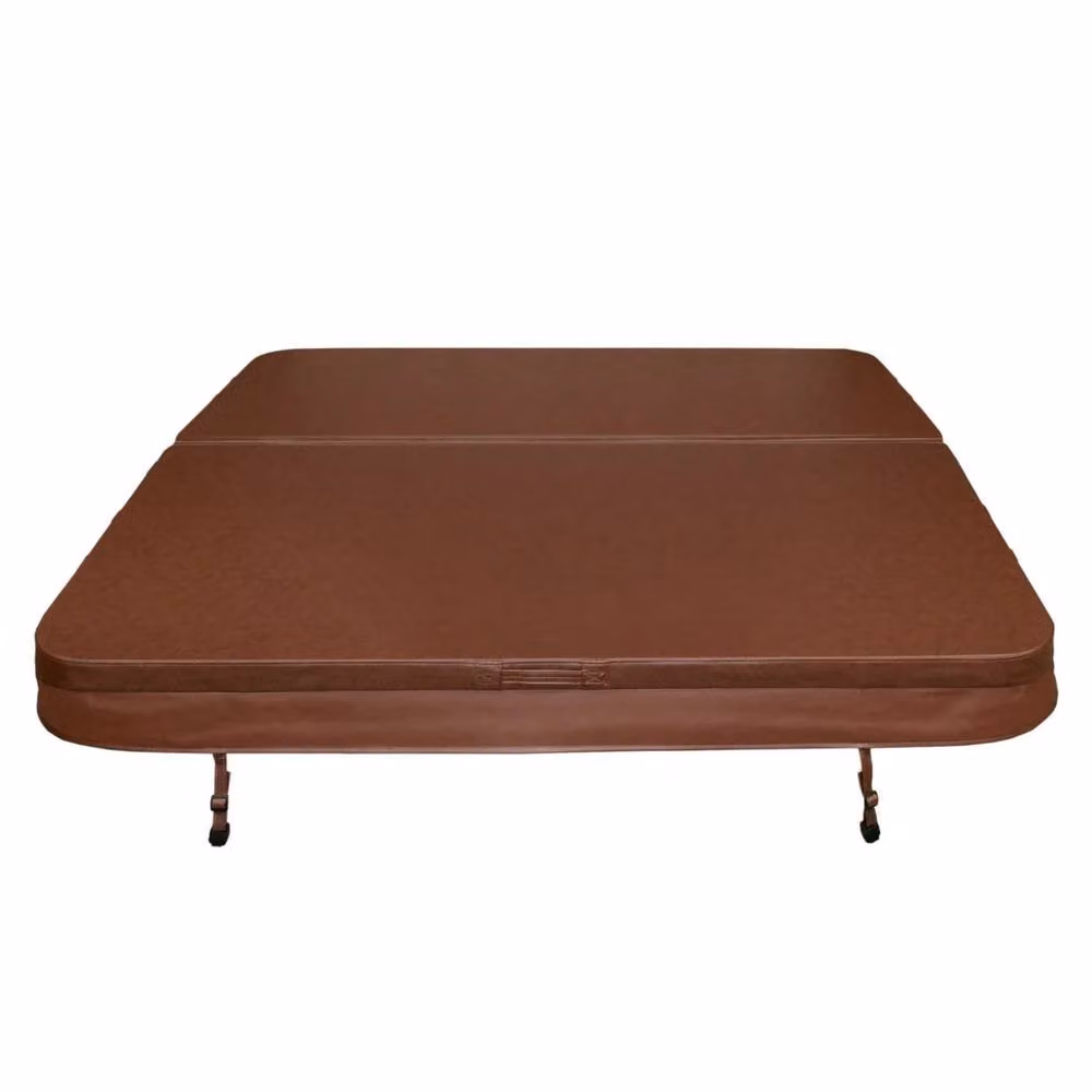 Monstershop Thermal Hot Tub Spa Cover, Brown in Terracotta, W: 210 cm – 2