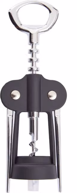 Orsina Patrin Black Wing Corkscrew with Ergonomic Grip in Black and Silver – 2