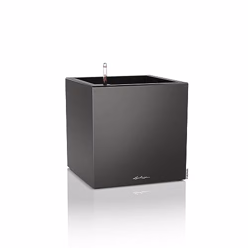 Lechuza Canto Premium 40 Planter Tub in Anthracite Metallic