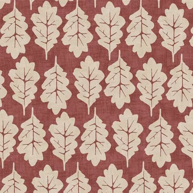 iLiv Oak Leaf Fabric Maasai in Red