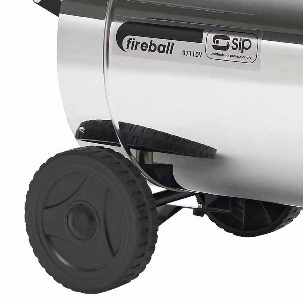 SIP FIREBALL 3711DV Propane Gas Space Heater in Silver and Multicolour Stainless Steel – 4