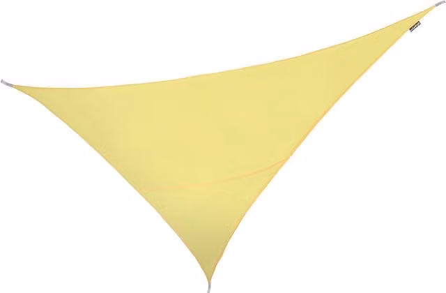 Kookaburra Right Angle Triangle Water Resistant Sun Shade Sail, Ivory, W: 6 m, D: 4.2 m